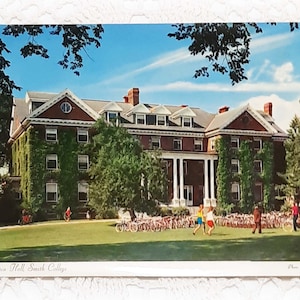 Vintage Postkarte Smith Collage Massachusetts Girls College Chapin Hall Ephemera Junk Journal Mixed Media Craft Collage Collection