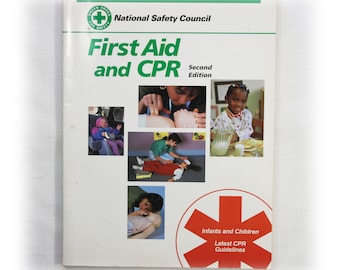 Vintage Erste-Hilfe- und CPR-Buch 1994 National Safety Council