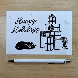 Felices fiestas postal