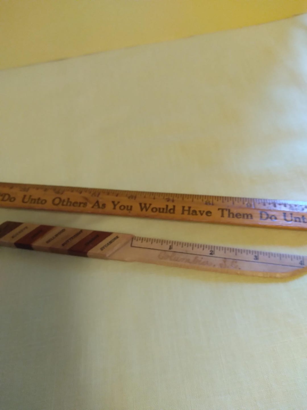 Caroline Ruler Vintage Coca Cola Ruler and Woods Souvenir Ruler of South Caroline - Etsy