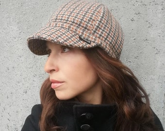Women cap, adjustable size, free shipping, made in Montreal