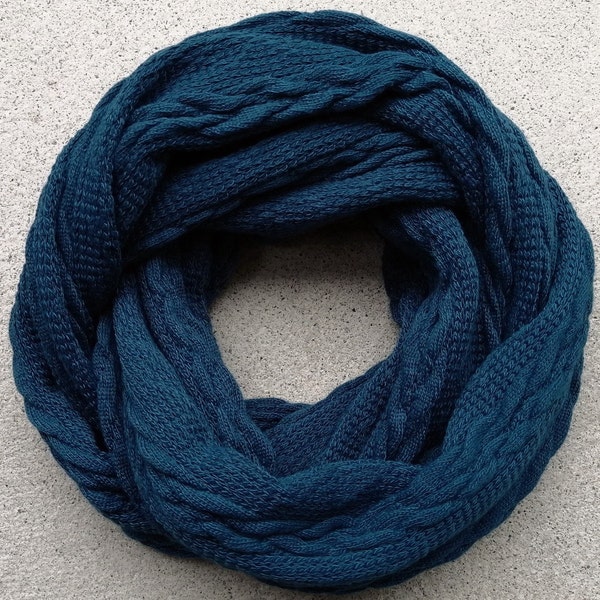 Foulard Infini Ultra Doux, double tour, chaud, confortable, tissu haute qualité, Unisexe, idée cadeau, fait au Québec, cadeau parfait