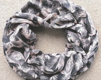 Cotton Infinity Scarf, light, soft and comfortable, double wrap, high quality, so easy to wear, perfect gift, made in Montreal, Canada