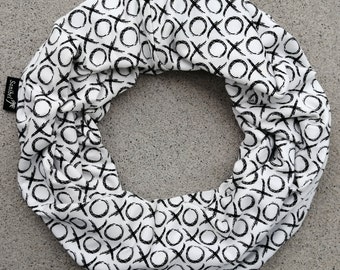 Organic Bamboo Infinity Scarf, Ultra Soft, double wrap, eco-friendly, high quality fabric, easy to wear, nice gift idea, made in Montreal