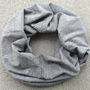 Organic Bamboo Infinity Scarf, Ultra Soft, double wrap, eco-friendly, high quality fabric, easy to wear, free shipping, made in Montreal