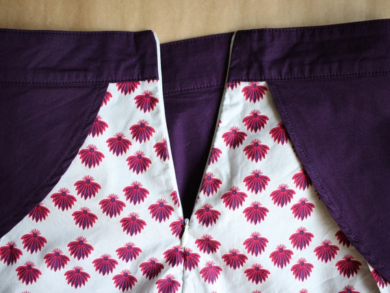 Vintage mini tulip skirt Size M Festival short sk… - image 9