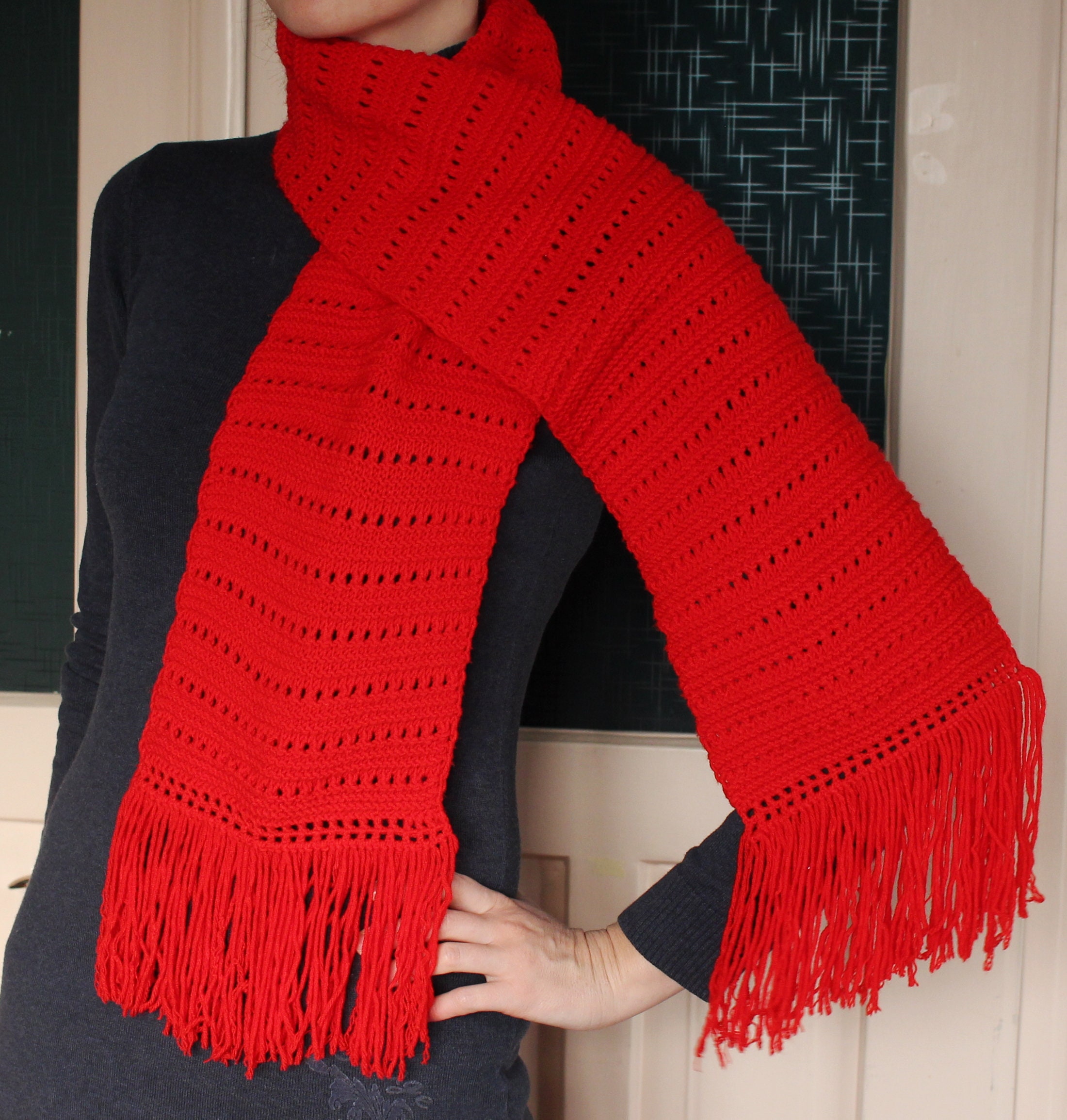 Knitted Muffler - Etsy Knitted Muffler - Etsy