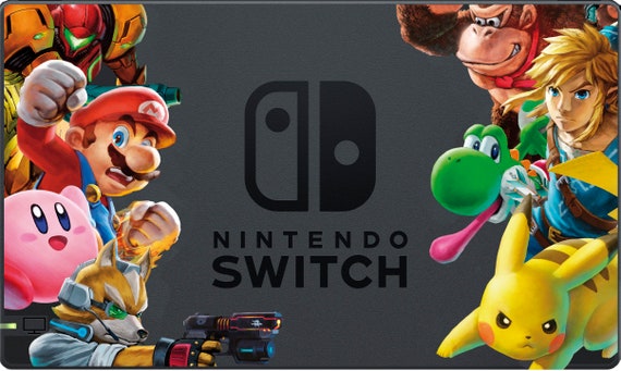 Super Smash Bros Ultimate Switch Dock Sticker 