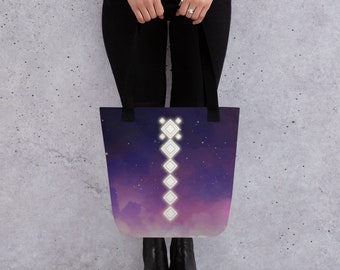 Starry Sky Children of the Light Canvas Bag - Carry Enchantment Wherever You Go - Tote bag