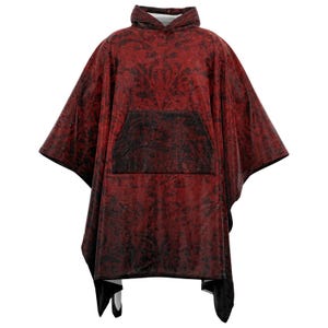 Poncho de franela Eden Rebirth / Manta acogedora con capucha inspirada en el cielo imagen 7