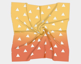 Bufanda/pañuelo inspirado en Zenitsu Agatsuma - Estilo Respiración de Trueno