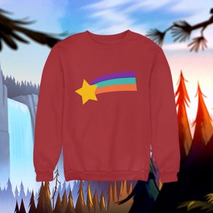 Gravity Falls Inspired Mabel Shooting Star Sweatshirt