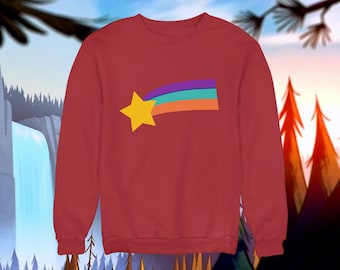 Gravity Falls Inspired Mabel Shooting Star Sweatshirt