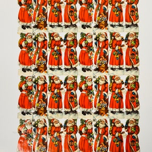 Antique Santa Claus Diecut Full Page