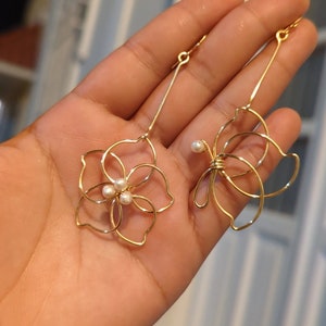 Aretes colgantes/joyería de moda 925 chapados en plata/gancho largo con  borlas