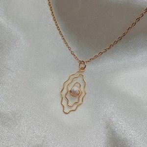 Collana vulva/collana per donna/vulva/gioielli lesbici/collana femminista/collana clitoride