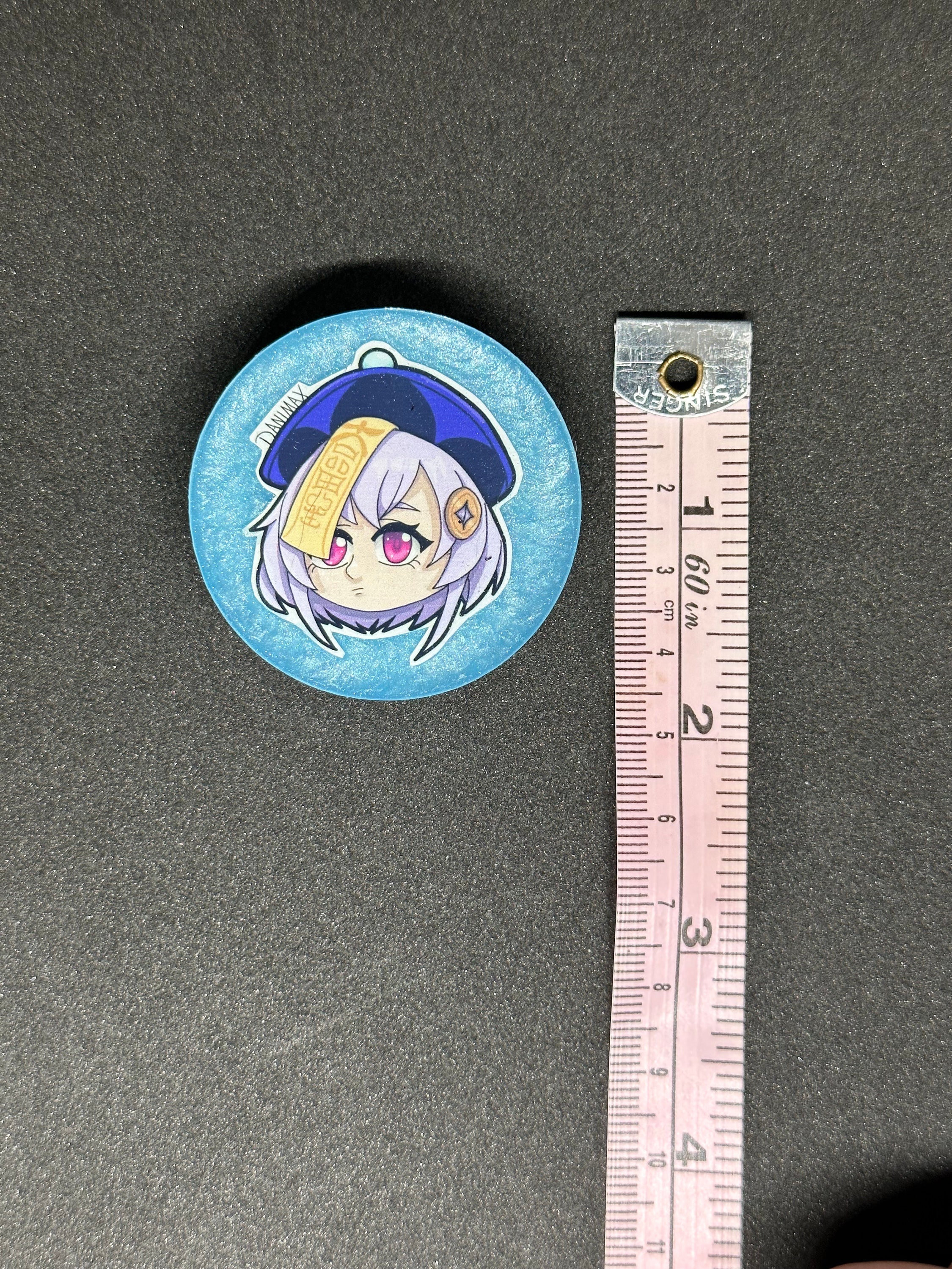 Genshin Impact Qiqi Chibi Phone Grip Adorable Anime Accessory for ...