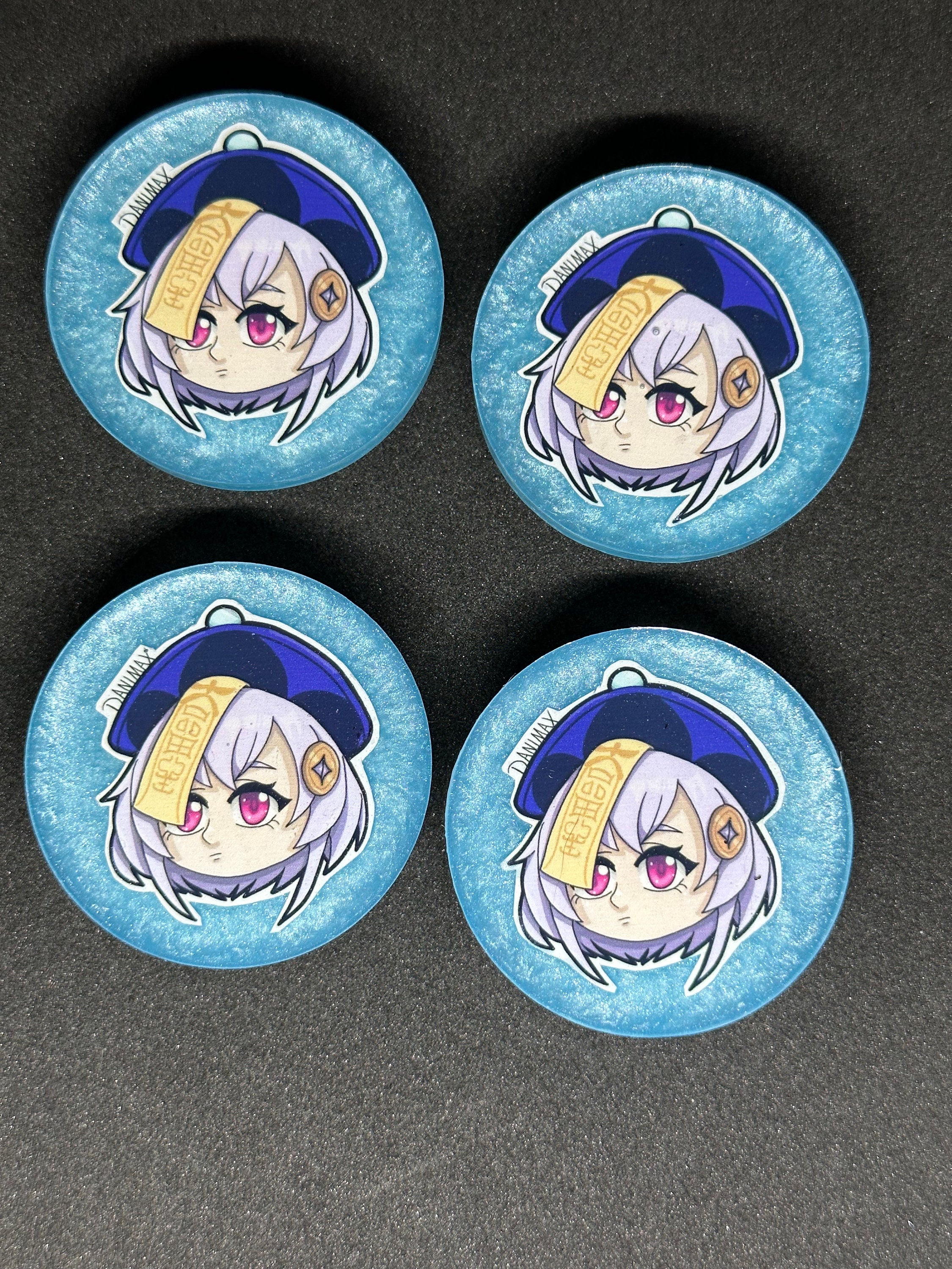 Genshin Impact Qiqi Chibi Phone Grip Adorable Anime Accessory for ...