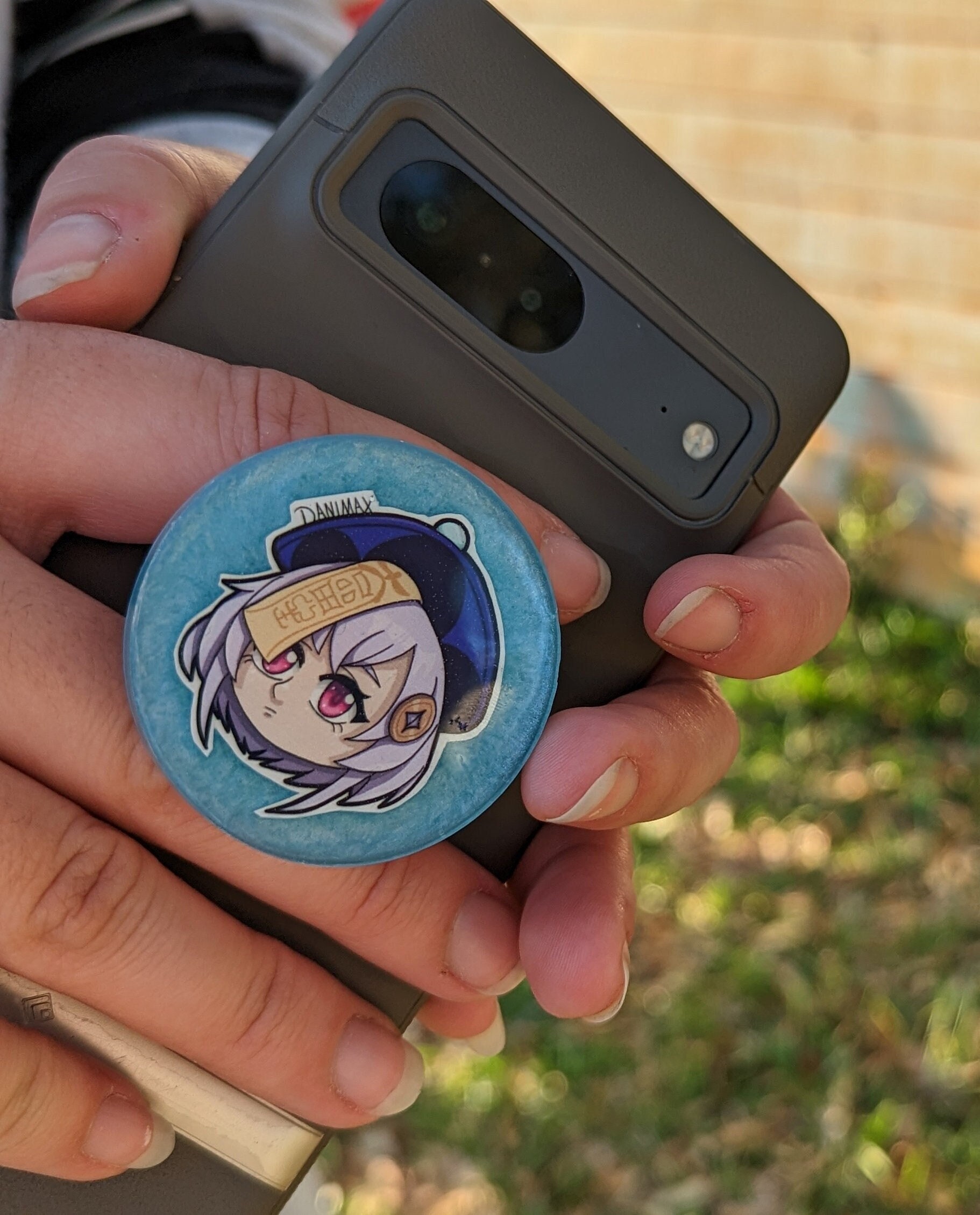 Genshin Impact Qiqi Chibi Phone Grip Adorable Anime Accessory for ...