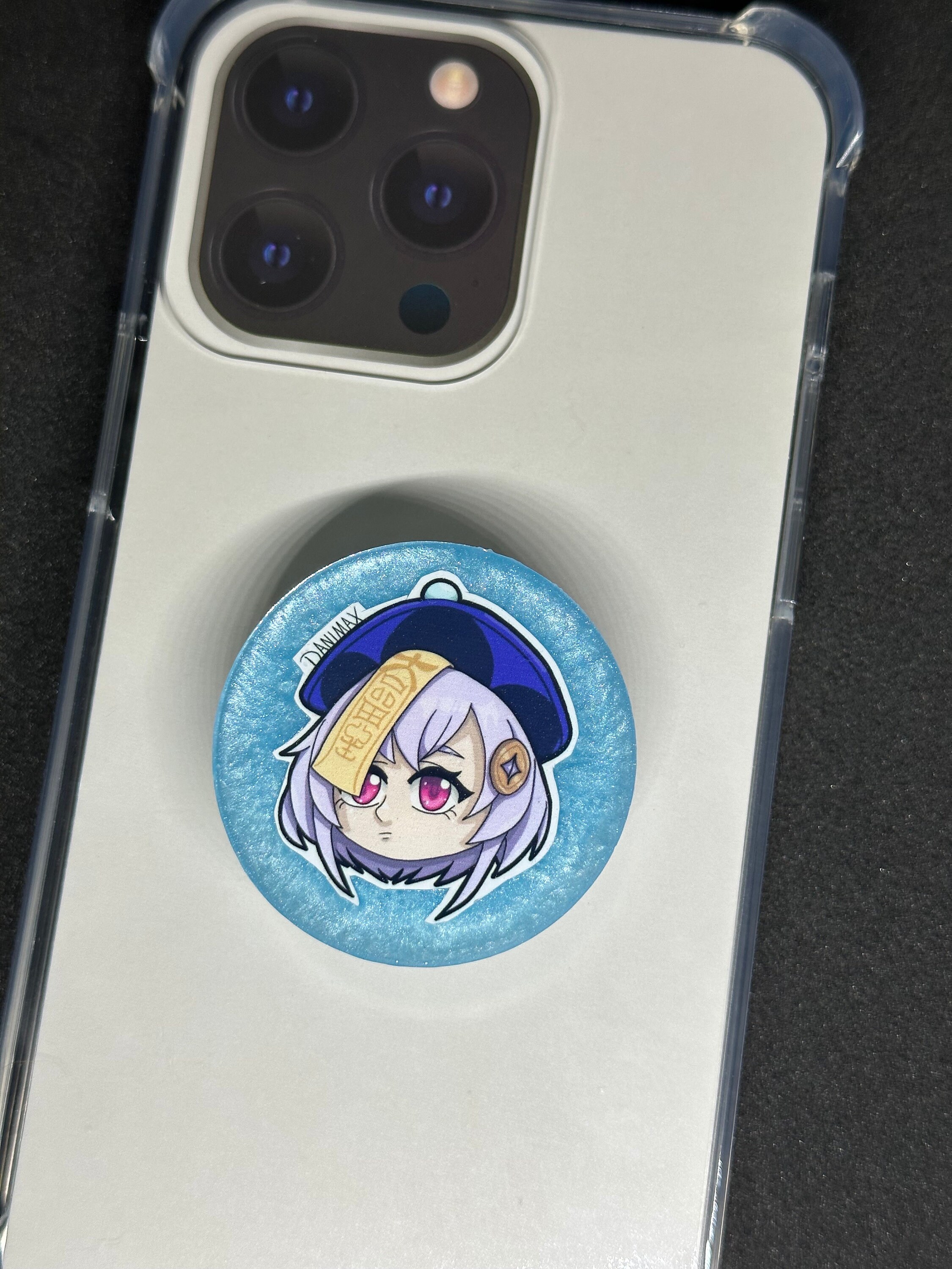 Genshin Impact Qiqi Chibi Phone Grip Adorable Anime Accessory for ...