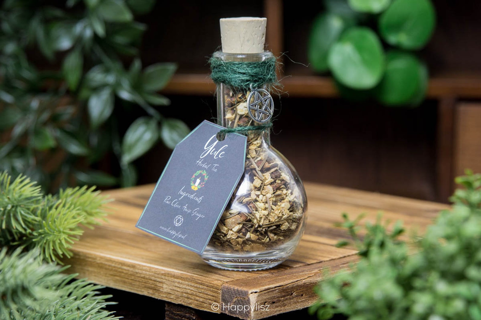 YULE HERBAL TEA / Black Tea With Pine Needles Clove Anise Etsy