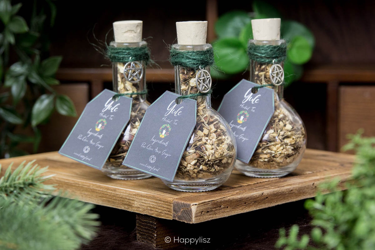 YULE HERBAL TEA / Black Tea With Pine Needles Clove Anise Etsy