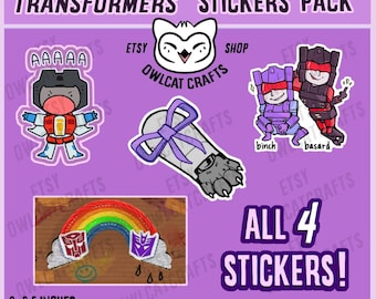 DISCOUNTED: Transformers Sticker Set