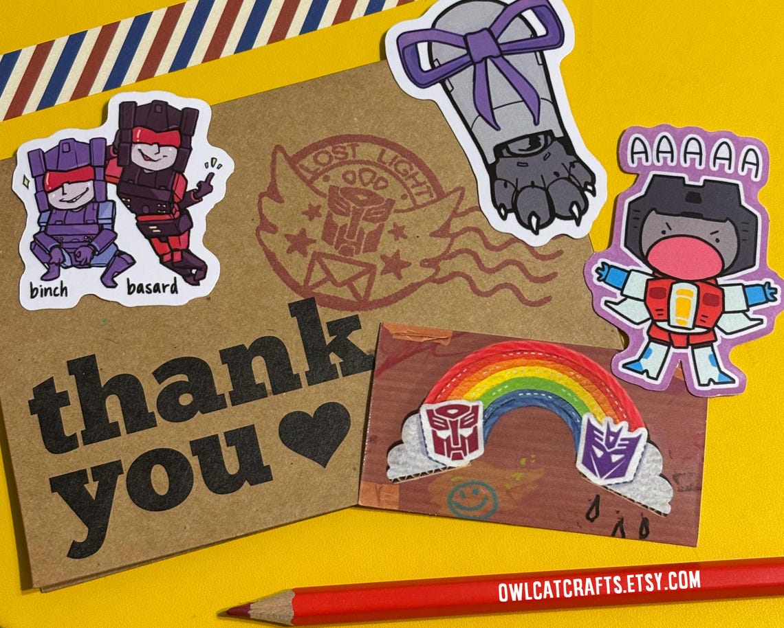 DISCOUNTED: Transformers Sticker Set - Etsy