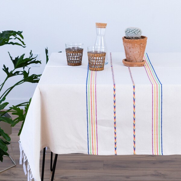 Mexican Tablecloth Etsy