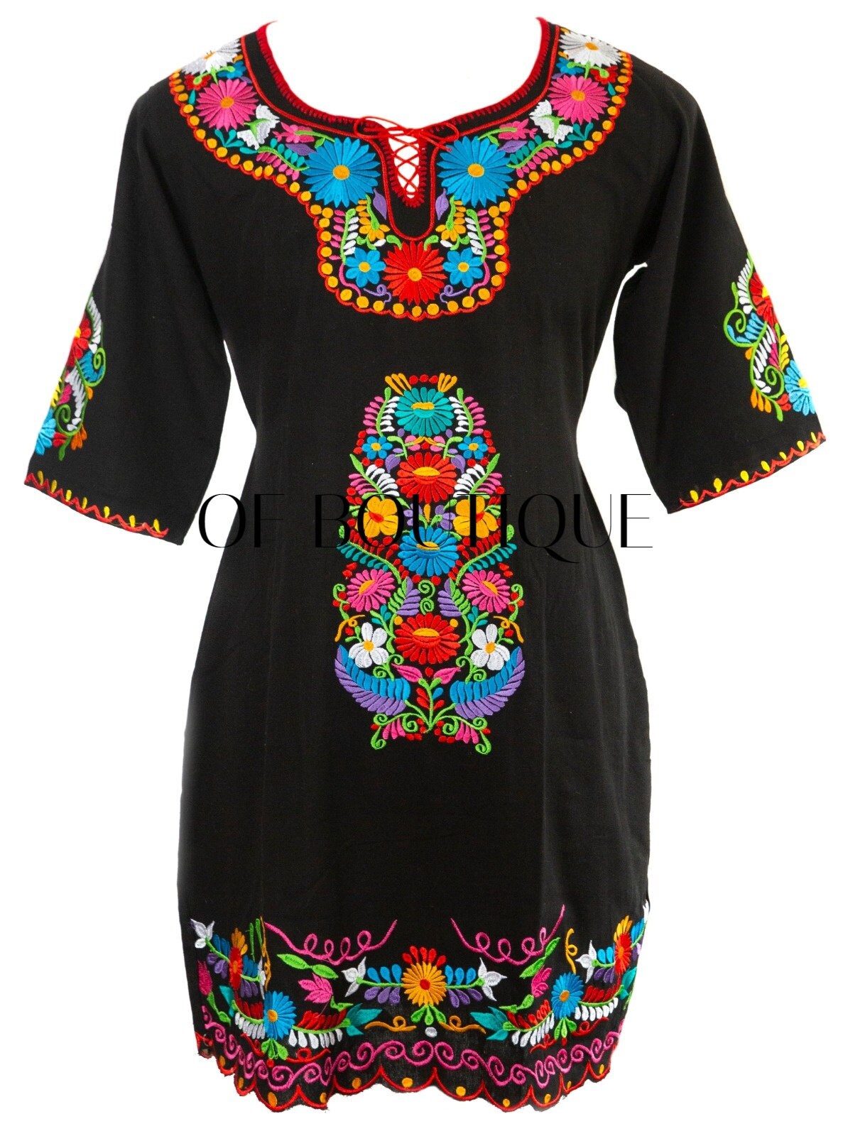 Mexican Dress Knee-length FINO Style 