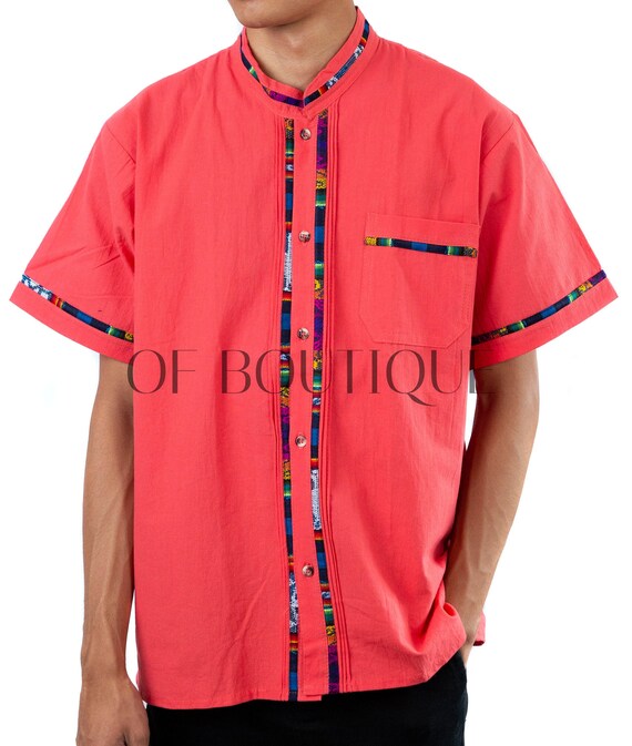 Men's FIESTA SHIRT Coral Colorful 