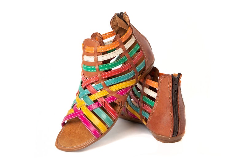 open toe huarache sandals