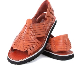 Men's Huarache Sandals Leather Huaraches - Chedron Pachuco Style