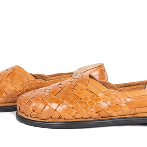 Closed Toe Women&#39;s Huarache Sandals ~ #430 WOVEN Style ~ Chedron Color Mexican Style Mexican Huaraches