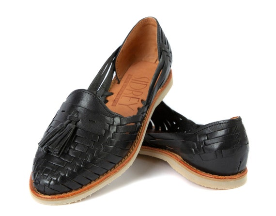 Womens black huarache sandals Clearance