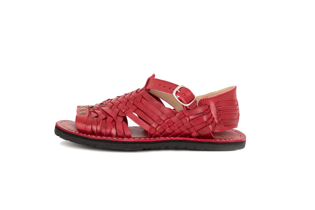triple red huaraches womens