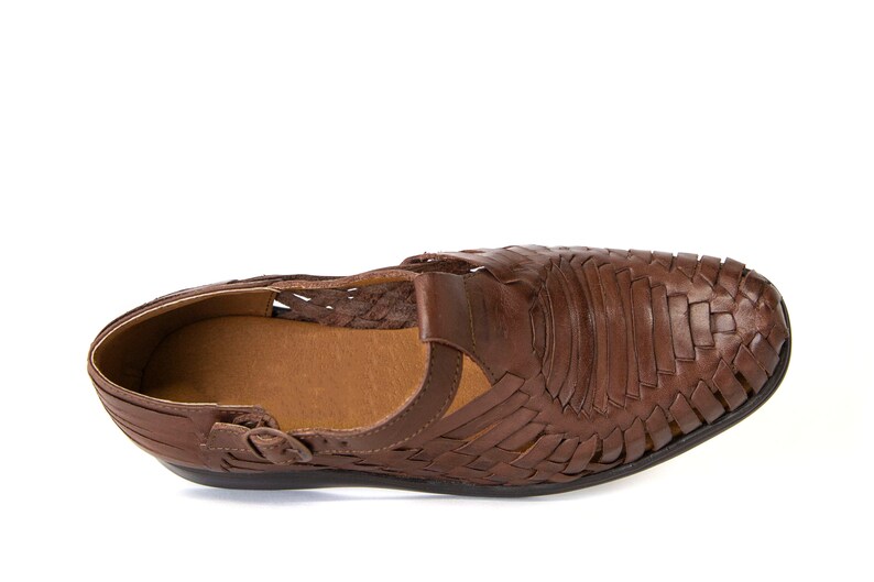 PREMIUM Men's Mexican Closed Toe Huarache Sandals BROWN - Etsy