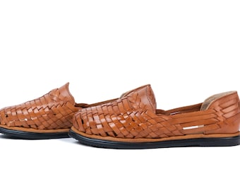 Huarache Sandals Womens Colonial Style CHEDRON Color SIDREY Authentic Leather