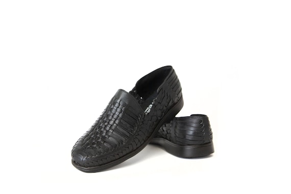 black mexican sandals