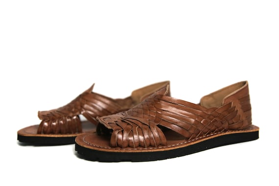 Des La Tissé Main Toutes Authentiques Qualité Mexicain Sandales Huaraches Classique À Femmes Huarache Chedron Les Tailles Fait 76Ybgyvf