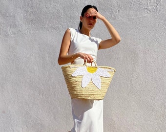 straw bag - Office bag -Vacation bag- bridesmaid gifts - Tote bag- shopping bag