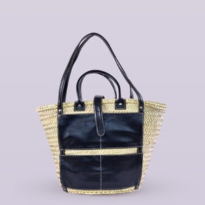 Große Strandtasche - gewebte Strandtasche - Canvas und Jute Boho Tote Sommer Umhängetasche
