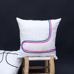 Embroided Moroccan  Pillow - Handmade Pillow - Gift pillow-Livingroom Pillow - bedroom Pillow - Custom Pillow