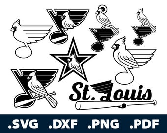 St louis blues svg | Etsy