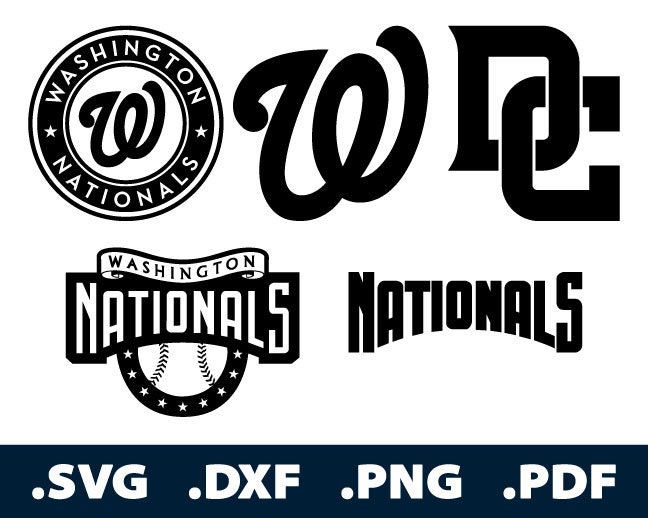 Washington Nationals SVG Files Washington Nationals Cutting | Etsy