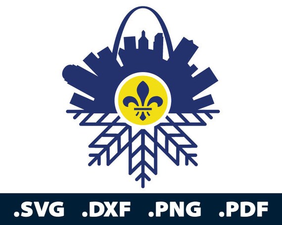 St Louis City Svg Files St Louis Blues Cutting Files St Etsy