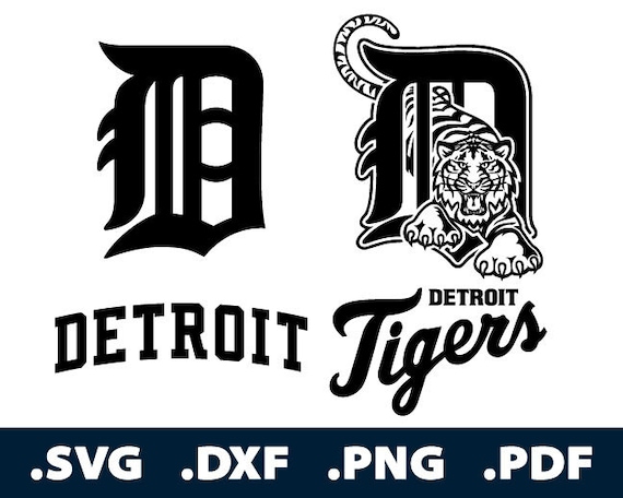 Download Detroit Tigers SVG Files Detroit Tigers Cutting Files | Etsy