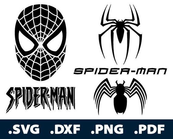 Spiderman SVG Files Spiderman Cutting Pdf Png Dxf Files | Etsy
