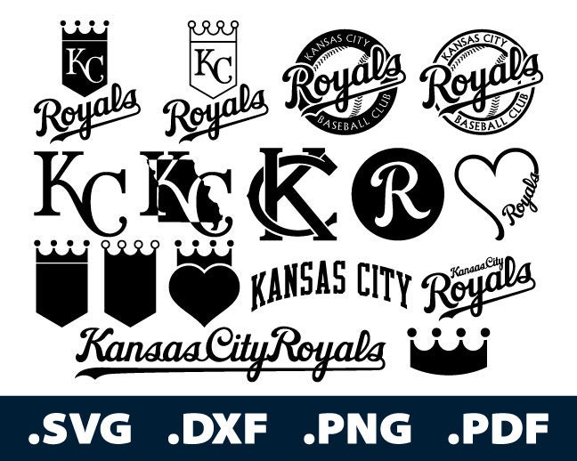 Kansas City Royals SVG Files Kansas City Royals Cutting Etsy