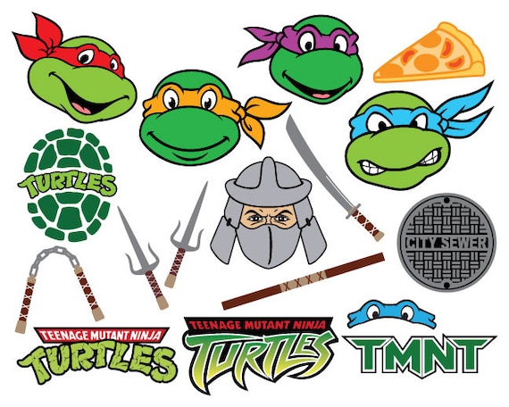 Download Ninja Turtles SVG Files Ninja Turtles Cutting Files | Etsy